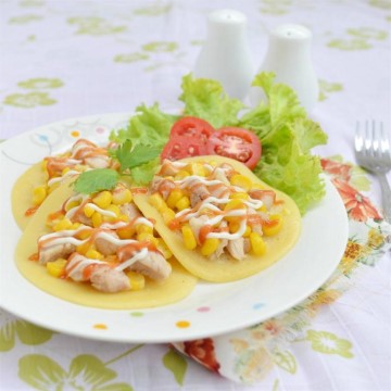 Pancake Isi Jagung Ayam