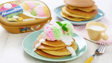 Pancake Toping Es Krim Nangka Nusantara